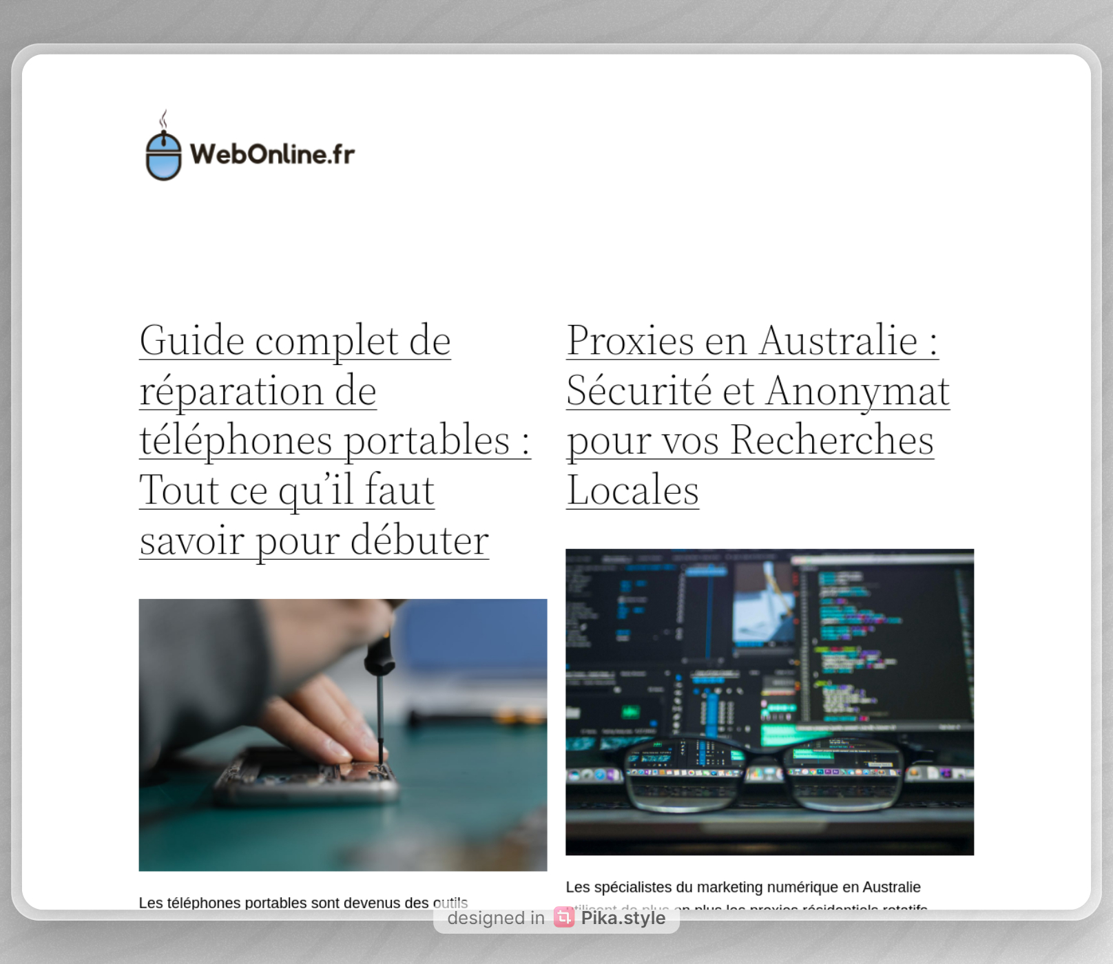 WebOnline.fr : L’Actualité en Ligne à Portée de Main